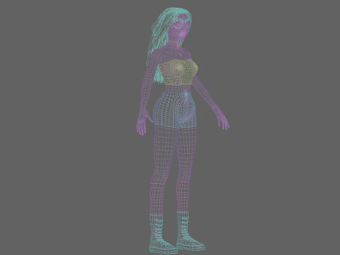 Cool Pretty Woman V34030 3D Model