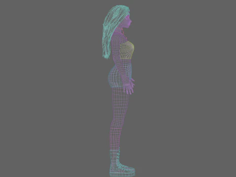 Cool Pretty Woman V34030 3D Model