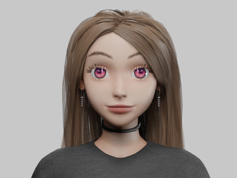 Pretty Basic Woman V31982 Modèle 3D