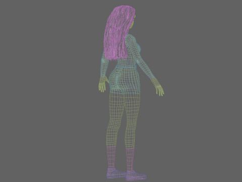 Pretty Basic Woman V31982 Modèle 3D