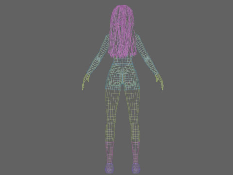 Pretty Basic Woman V31982 Modèle 3D