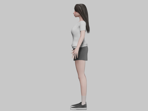 Pretty cool woman V31351 Modèle 3D