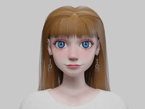 Pretty Standard Woman V37810 3D Model
