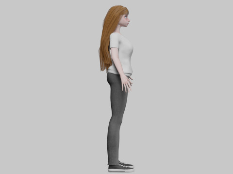 Pretty Standard Woman V37810 3D Model