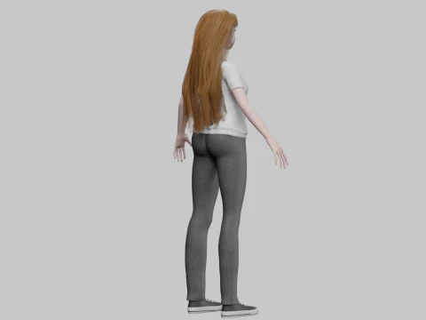 Pretty Standard Woman V37810 3D Model