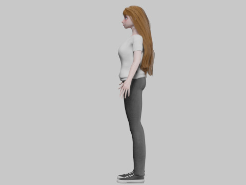Pretty Standard Woman V37810 3D Model