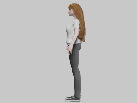 Pretty Standard Woman V37810 3D Model