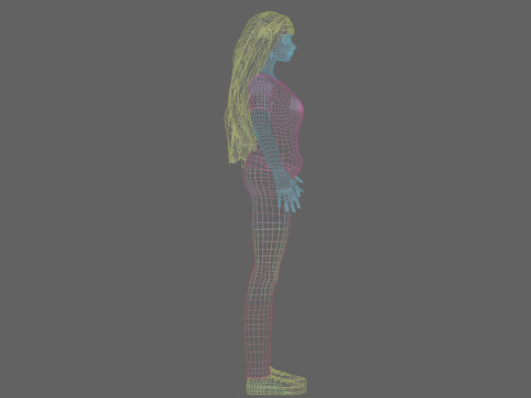 Pretty Standard Woman V37810 3D Model