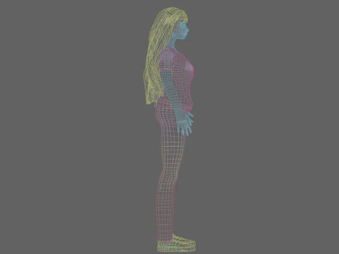 Pretty Standard Woman V37810 3D Model