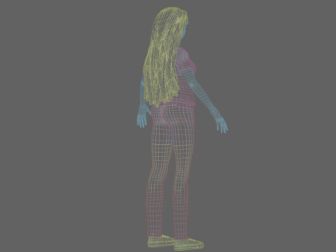 Pretty Standard Woman V37810 3D Model