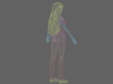 Pretty Standard Woman V37810 3D Model