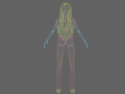 Pretty Standard Woman V37810 3D Model