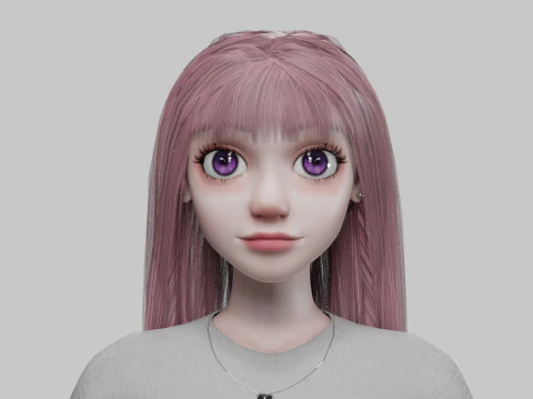 Standard Basic Woman V31507 3D Model