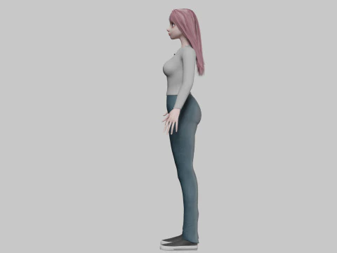 Standard Basic Woman V31507 3D Model
