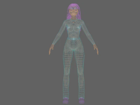 Standard Basic Woman V31507 3D Model