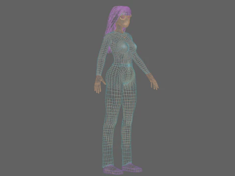 Standard Basic Woman V31507 3D Model