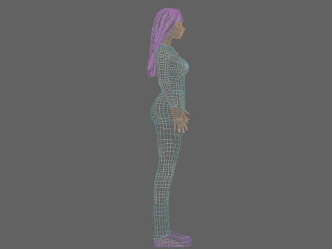 Standard Basic Woman V31507 3D Model