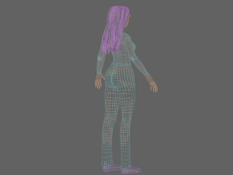Standard Basic Woman V31507 3D Model