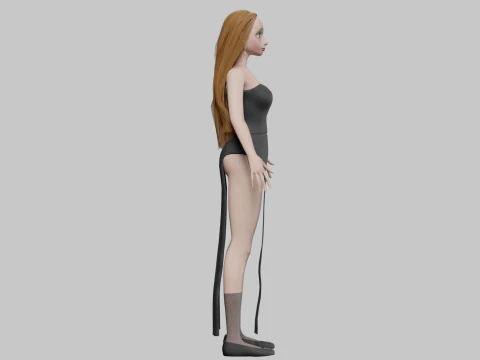 Standard Pretty woman V32988 3D Model