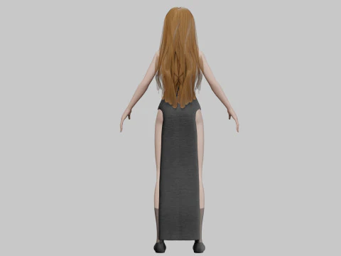 Standard Pretty woman V32988 3D Model