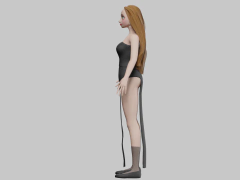 Standard Pretty woman V32988 3D Model
