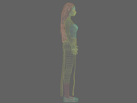 Standard Pretty woman V32988 3D Model