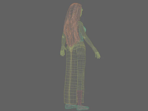 Standard Pretty woman V32988 3D Model