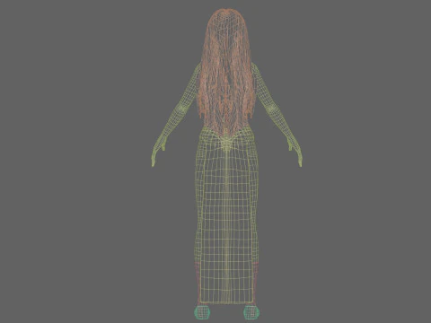 Standard Pretty woman V32988 3D Model