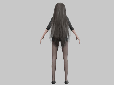 Sweet cute Woman V32000 3D-Modell
