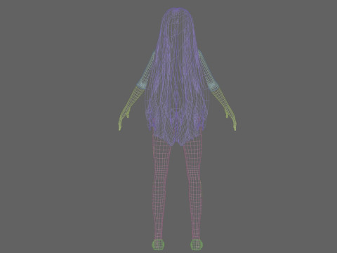 Sweet cute Woman V32000 3D-Modell