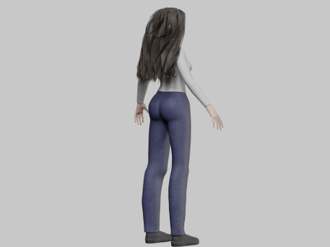 Teen Pretty Woman V38141 Modelo 3D