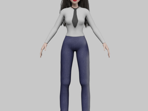 Teen Pretty Woman V38141 Modelo 3D