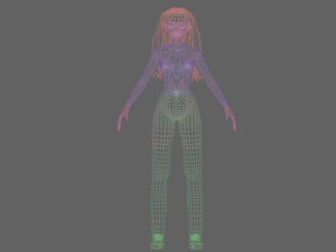 Teen Pretty Woman V38141 Modelo 3D