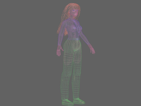 Teen Pretty Woman V38141 Modelo 3D