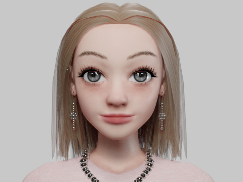 Basic classic woman V35448 Modelo 3D