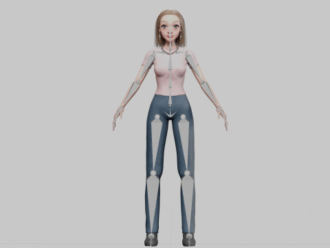 Basic classic woman V35448 Modelo 3D