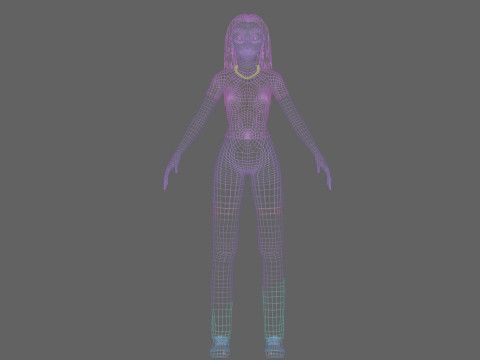 Basic classic woman V35448 Modelo 3D