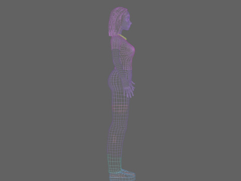 Basic classic woman V35448 Modelo 3D