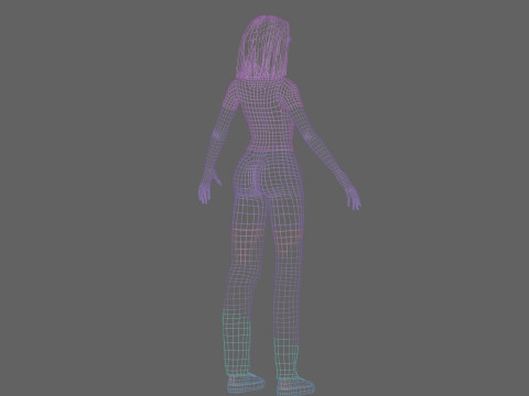 Basic classic woman V35448 Modelo 3D