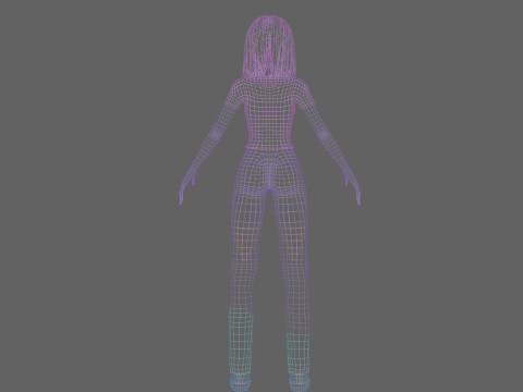 Basic classic woman V35448 Modelo 3D