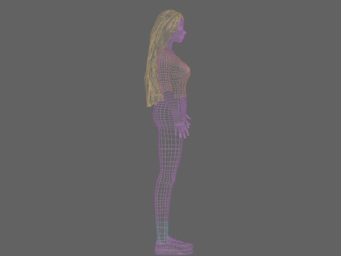 Basic cool woman V34990 3Dモデル