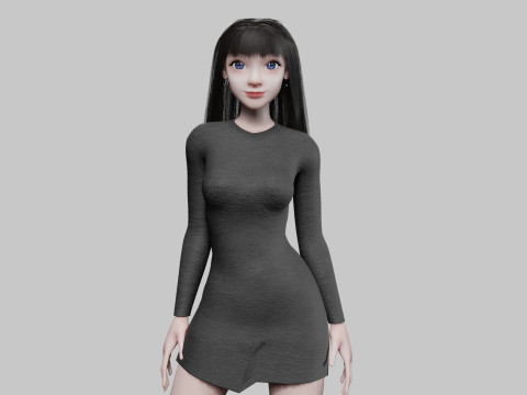 Basic Pretty Woman V36490 3D 모델