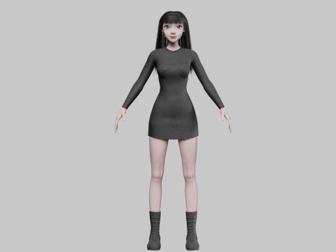 Basic Pretty Woman V36490 3D 모델