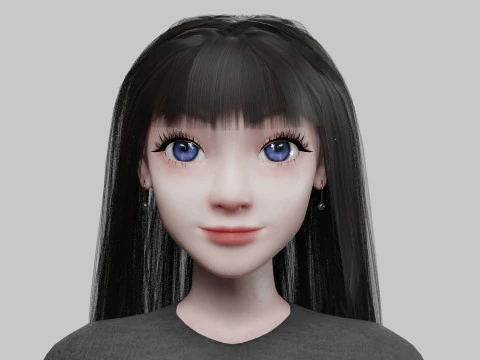 Basic Pretty Woman V36490 3D Model