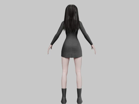 Basic Pretty Woman V36490 3D Model