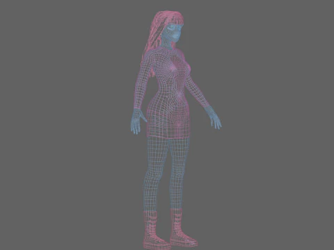 Basic Pretty Woman V36490 3D Model