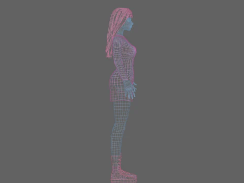 Basic Pretty Woman V36490 3D Model