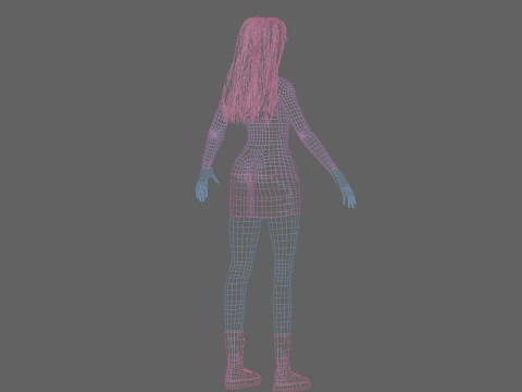 Basic Pretty Woman V36490 3D Model