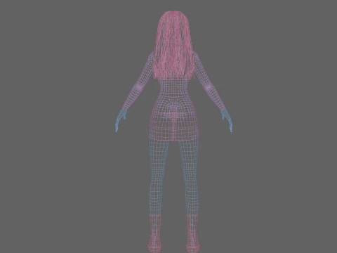Basic Pretty Woman V36490 3D Model
