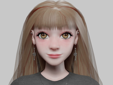Basic Standard woman V37618 Model 3D